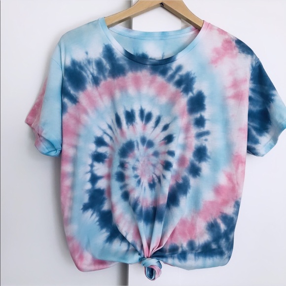 Tops - Tie Dye Custom Spiral Tee NEW